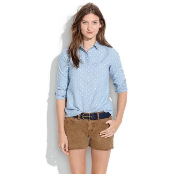 NWT Madewell Burnt Sienna Cut-Off Denim Jean Shorts Sz 27 - Picture 2 of 11